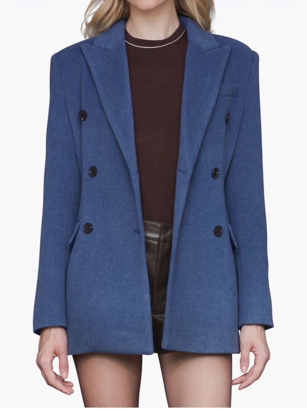 Avec Les Filles hourglass blazer coat